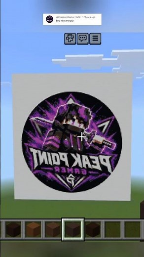 Built My Subscriber in Minecraft Pixel Art! 😱❤️"