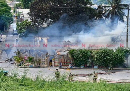 Fire at Simmons Land