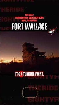 Best Paranormal Investigations in Australia 🇦🇺 PART 1 #paranormal #ghosthunting #fortwallace #fyp