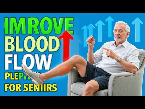 4 Exercises to Improve Blood Flow & Circulation in the Legs (for Seniors) #seniorhealth #health