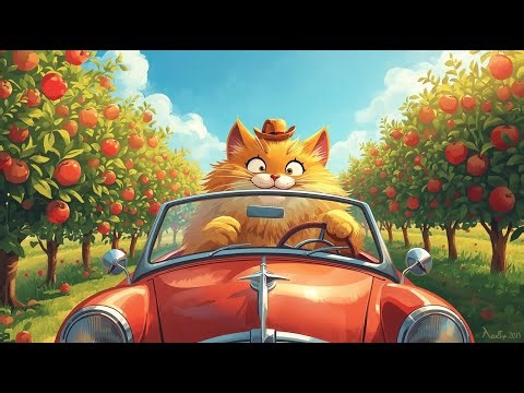 Mother Cat And Kitten Plant Trees On The Hill | Cute Green Journey