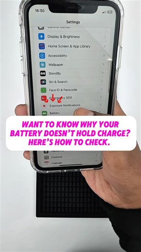 Battery not holding charge? Here’s a quick check! 🚨 Struggling with your phone’s battery life? It might be time for a replacement. ✨ Just go to Settings > Battery > Battery Health & Charging ✨ Check the Maximum Capacity — if it’s below 80% your battery could be worn out and in need of a swap! Keep your device running smoothly and avoid unexpected shutdowns. 🔋 #TechTips #BatteryHealth #PhoneTips #SmartphoneHacks #DeviceMaintenance #PhoneCare #BatteryLife #TechHelp #GadgetTips #PhoneRepair #iPho