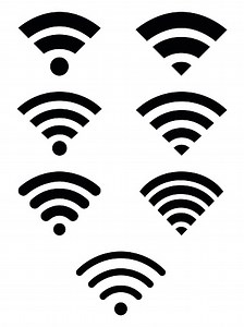 Wifi-symbol-symbol set