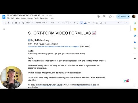 6 VIRAL SHORT-FORM VIDEO SCRIPT FORMULAS | generate millions of views