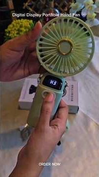 এই গরমে নিজের personal AC সাথে রাখুন 😎 #portablefan #minifan #trending