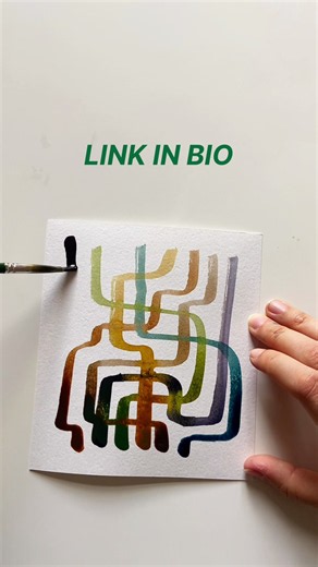 Abstract Ink Drawing Tutorial: Relaxing DIY Abstract Art Lessons