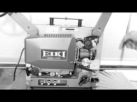 Eiki Slimline SNT 16mm Projector Loading