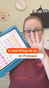23K views · 180 reactions | 4 cool things to do with your #AAC!  #Proloquo #AssistiveWare | AssistiveWare | Facebook