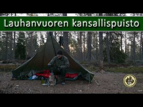 Yön yli retki Lauhanvuoren kansallispuistossa – kevätyö louteessa Spitaalijärvellä 🤠