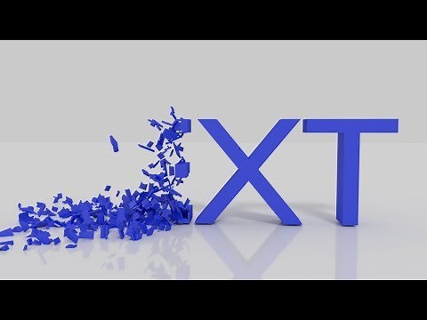Blender Tutorial - Particle Text Explosion Animation