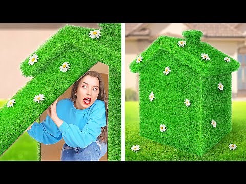 NOUS AVONS CONSTRUIT UNE TINY HOUSE || Construire des Pièces Secrètes à la Maison par 123GO! SCHOOL