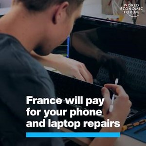 The #French government is using grants to cut down on #electronic waste. Learn more about the damaging effects of e-waste: http://ow.ly/769c50OGZmz | World Economic Forum