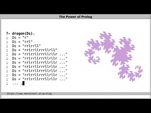 Describing a Dragon Curve with Prolog