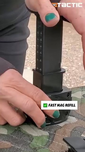 "Range day game-changer! 2TAC Speed magazine loader! ✅ Load magazines in seconds flat ✅ Works with 9mm, .40, .45, 1911 & more ✅ Ultra-portable tactical design ✅ Military-tested durability | Sonerorlatr