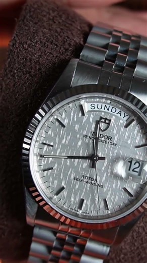 Tudor Prince Day-Date 76214 – White Linen Dial @TimesCaptive