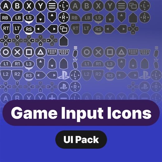 Game Input Icons - Game UI Pack by Lucas Neves