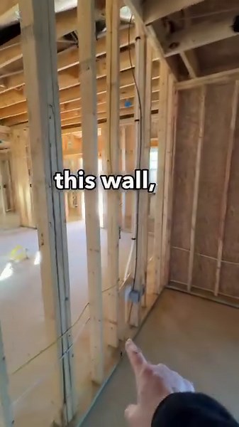 805K views · 22K reactions | Staggered 2x4 studs on the exterior walls as an inexpensive way to get a thermal break! Impressed by this 200k house being built in Tyler TX by Builder Josh McAlpine. Stay tuned for a @thebuildshow on this #build soon. #highperformance #insulation #thermalbreak | Risinger Build | Facebook