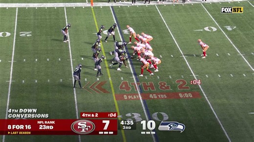 Luke Farrell absorbs hit-stick tackle on fourth-down catch vs. Seahawks