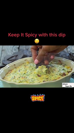 The crowd-pleasing dish made with cream cheese, cheddar, and bacon is a little spicy, a little sour, jalapeno popper dip.⁣ The zesty blend of spices and savory flavor reminds us that sometimes it's nice to share a little heat with loved ones. But don't worry; this dish is rich enough to provide relief from the heat.⁣ #diprecipee #jalapenopoppers #jalapenocreamcheese