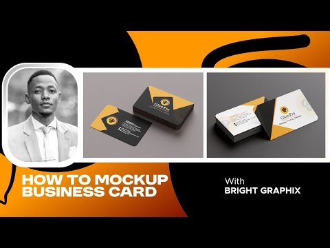 How to mockup business card with Photoshop