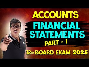 Financial statements of a company | Part 1 | Class 12 Accounts Board exam 2025 | 20 DAYS PLEDGE