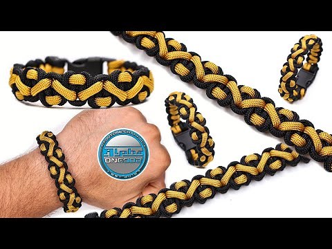 Learn How to Make a Paracord Bracelet Crooked River Knot Tutorial