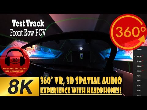 Test Track - EPCOT 8K 360 VR spatial audio virtual experience