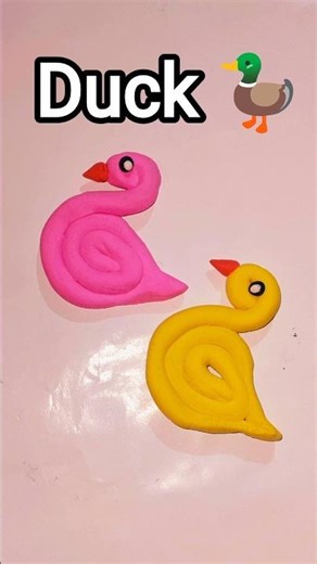 DIY idea 🔔 How to make easy duck 🦆 🦆 with Super clay #trend #clay #music #clay
