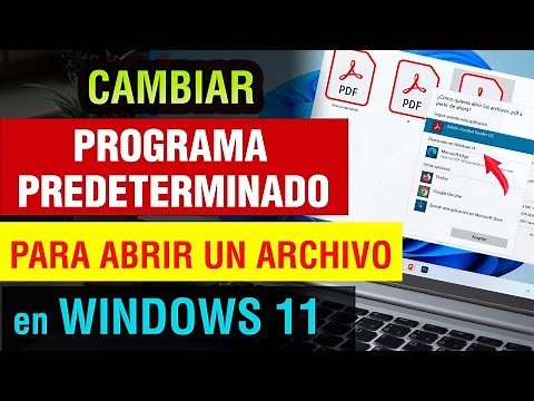 Como cambiar el Programa para abrir un Archivo en Windows 11 2025 | cambiar programa predeterminado