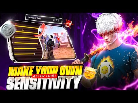 OB51 BEST SENSITIVITY 🔥🤯 HOW TO MAKE OWN SENSITIVITY AFTER OB51 UPDATE 💀 2GB - 3GB - 4GB - 6GB - 8GB