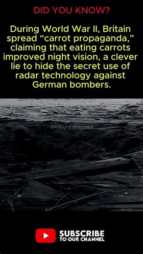Britain’s Clever Lie: The Carrot Propaganda of World War II #history #shorts