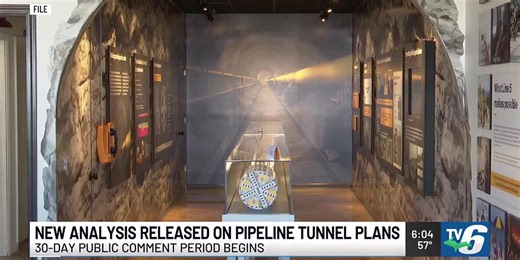 Army Corps of Engineers publishes Line 5 Tunnel Project Draft Environmental Impact Statement