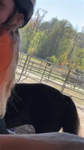 First time cantering bareback (1 year ago)