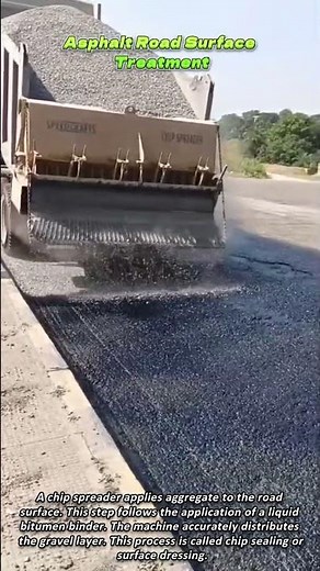 Asphalt Road Surface Treatment