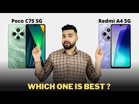 Poco C75 5G vs Redmi A4 5G - Full Comparison | Which one is Best ?
