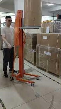 Manual Mini Stacker--Perfect for Hazardous Areas! #forklift #stackers