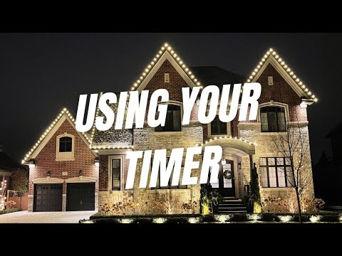 Christmas Lights Installation in Toronto | How to Use Your Timer