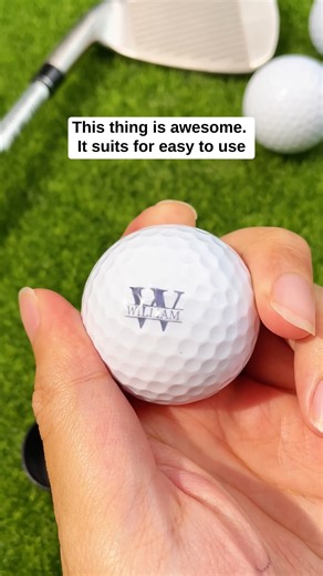 Customize your golf game with a personalized monogrammed golf ball stamp. Comes with a sturdy metal storage box, perfect for a birthday or Christmas gift for your favorite golf player. | Callie Gifts