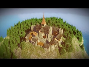 Island Fortress Build 🏰 - Minecraft #minecrafttimelapse