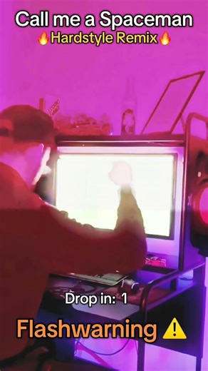 Hardwell - Call Me A Spaceman HARDSTYLE REMIX 🥵😍 #hardwell #remix #spaceman #techno #hardstyle