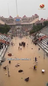 At the Wagah-Attari border, where heavy rainfall has dampened both sides, the Indian side remains neat and orderly while the Pakistani side is strewn with plastic and litter. Why does this visible difference appear? It may stem from differences in waste-management systems, civic infrastructure and daily clean-up routines. In India, BSF crews clear ceremonial grounds promptly following large gatherings, whereas on the other side, less frequent maintenance and disposal gaps may contribute to accum