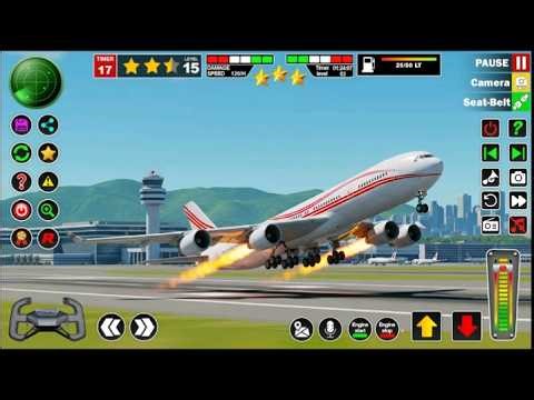 Pilot Flight Airplane Simulator Gameplay 2026 ✈️ Realistic Plane Landing & Takeoff (Android/iOS)