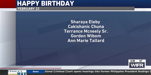 February 22 & 23 birthdays
