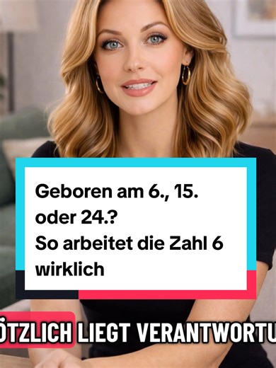 So arbeitet die Zahl 6 wirklich | Geld & Beruf der 6 | Numerologie Geboren am 6., 15. oder 24.? Im Beruf übernimmt die 6 oft Verantwortung. Sie spürt sofort, wenn im Team etwas nicht stimmt. Verbindung. Vertrauen. Stabilität. Doch genau hier liegt ihre größte Lernaufgabe. Grenzen. #Numerologie #Zahl6 #GeborenAm6 #Beruf #lebenscode