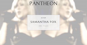 Samantha Fox Biography | Pantheon