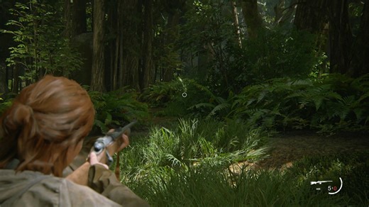 美末2 森林持长枪视角 ps4画面