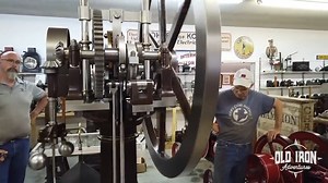 👀 Check out one of the world's first internal combustion engines! Follow this link https://youtu.be/ZsmceuVPKI4 to watch the full video on the Classic Tractor Fever YouTube Channel. While in Kansas the Aumann team stopped in to see Jerry Toews, an early engine and tractor collector. He ran his replica Otto & Langen engine, one of the oldest internal combustion known to exist. #classictractor #tractor #classictractorfever #classictractorstv #aumannvintagepower #aumannauctions #tractorauction #ag