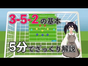 3-5-2ってどんなフォーメーション? メリット・デメリット解説【サッカー 戦術】