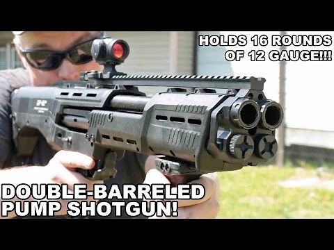Double Barreled Pump Shotgun! DP-12
