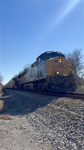 CSX 1776 leads Rack train into Cordele,GA #csx #railroad #fyp